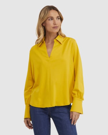 Jilly Jersey Shirt in SUNFLOWER