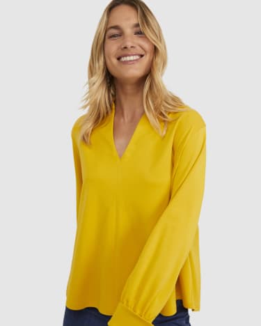 Jilly Jersey Shirt in SUNFLOWER