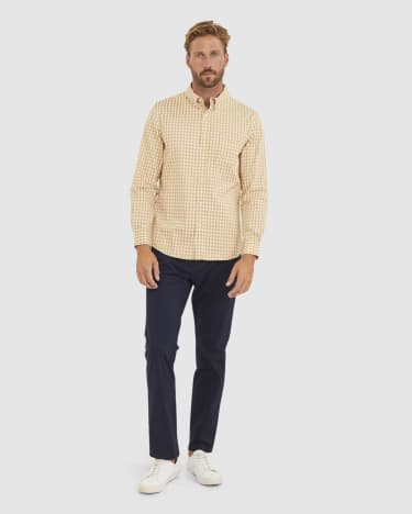 Newcombe Tapered Shirt in LATTE