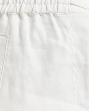 Rosa Linen Short in WHITE
