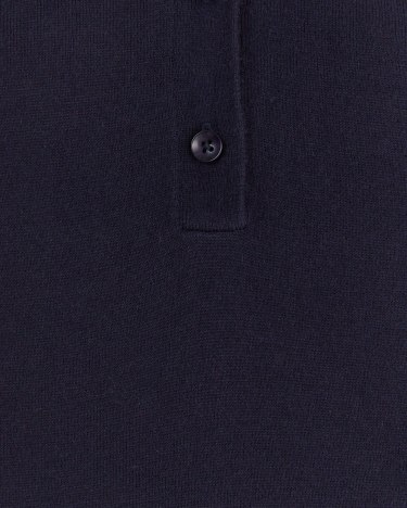Laurina Knit Polo in NAVY