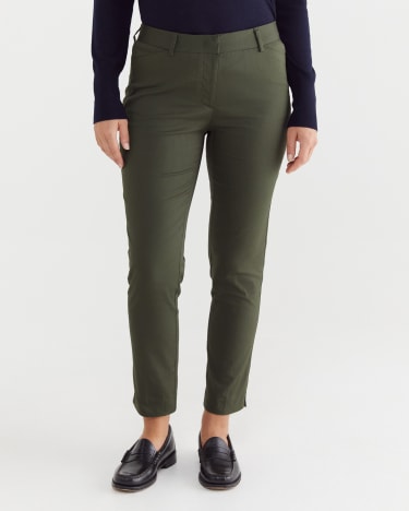Evie Capri in DARK KHAKI