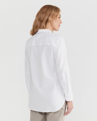 Alder Oxford Shirt in WHITE