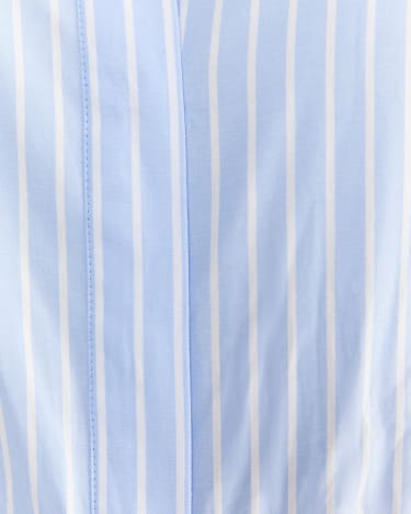 Gina Stripe Shirt in BLUE/WHITE