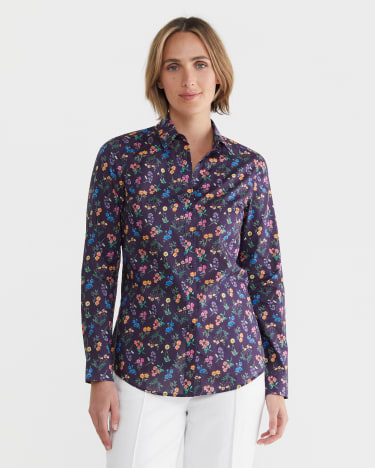 Annie Liberty Shirt in NAVY MULTI