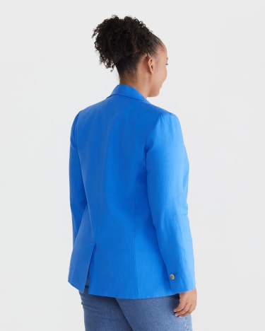 Adelyn Linen Blazer in REGATTA