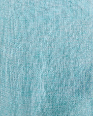Yard Dyed Linen Shirt in TEAL
