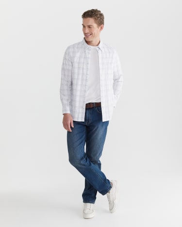 Egmont Tapered Shirt in WHITE