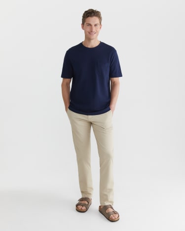 Pique T Shirt in NAVY