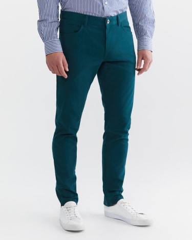 Tapered Bedford Jean in LAGOON