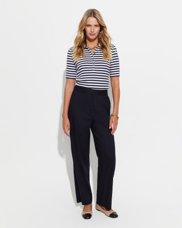 Rosa Wide Leg Pant in CLASSIC NAVY