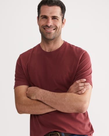 Supersoft Tee in WINE