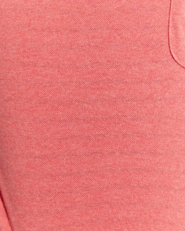 Pique Polo Melange in GRAPEFRUIT
