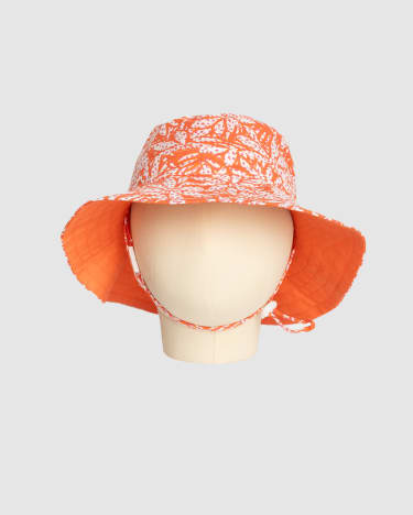 Springtex Bucket Hat in RED/WHITE