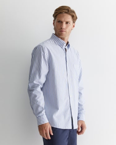 Stripe Oxford Shirt in DUTCH BLUE