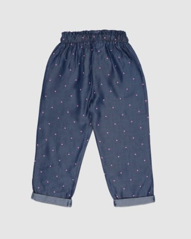 Evelyn Print Pant in CHAMBRAY