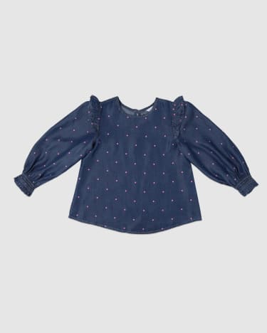 Evelyn Blouse in CHAMBRAY