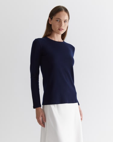 Addison Babywool Top in NAVY