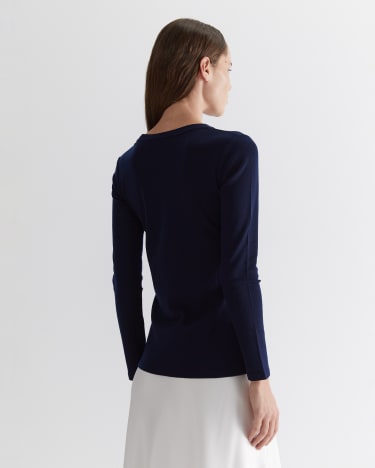 Addison Babywool Top in NAVY