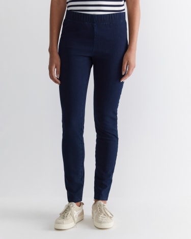 Felicity Denim Pull On Pant in INDIGO