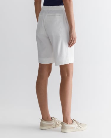 Rosa Linen Short in WHITE