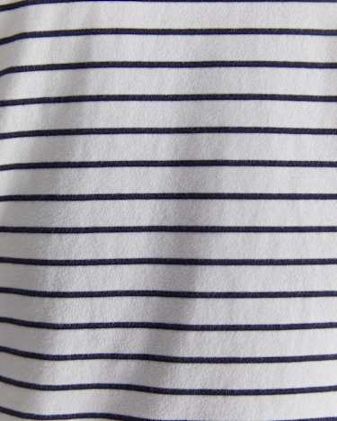 Supersoft Tee in WHITE/NAVY