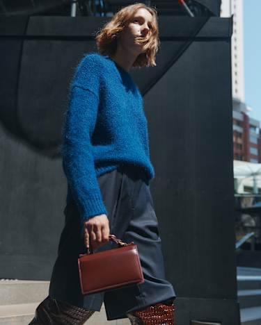 Sarish Chunky Sweater in MIDNIGHT