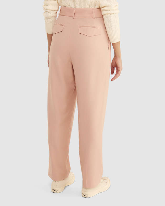 WideLeg Stretch Wool Trousers  The Ambition Collective