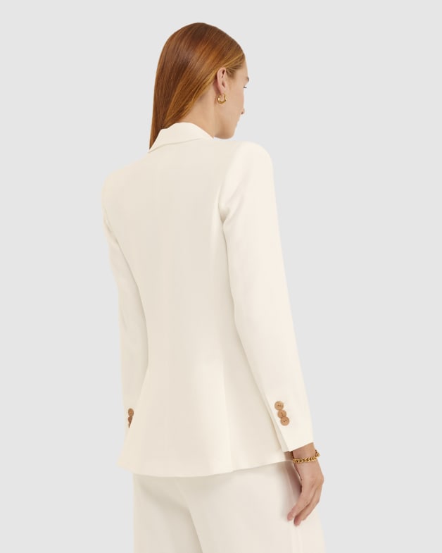 Womens white suit jacket store