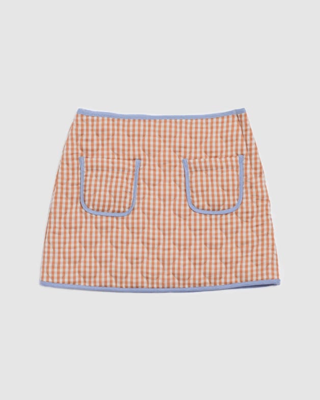 Tweed mini skirt quilt sales