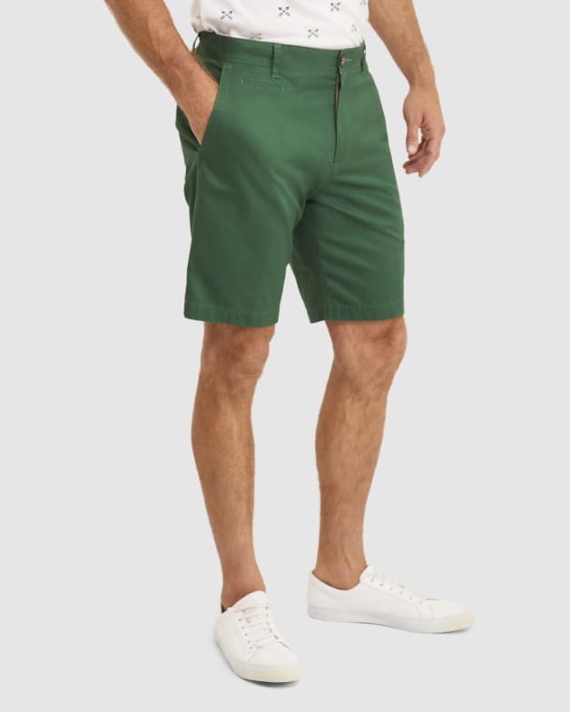 Green chino clearance shorts mens