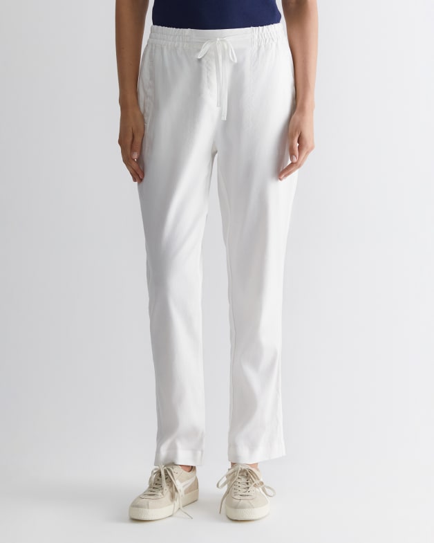 Linen Pants Cream | Djerf Avenue