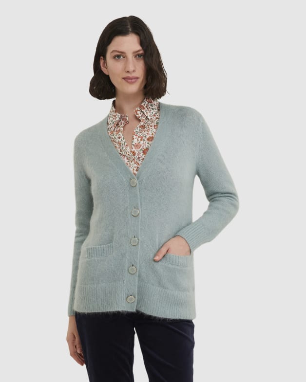 Duck egg cardigan store