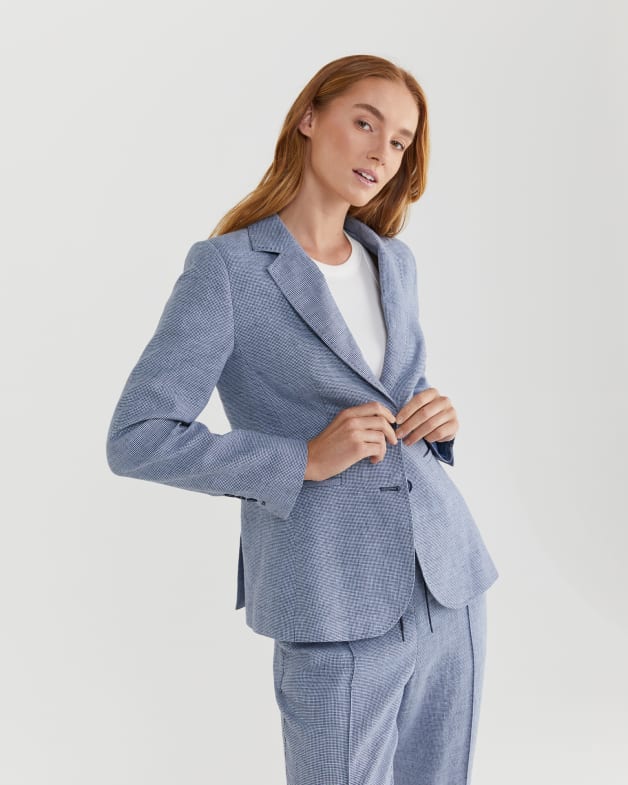 Grey check outlet womens blazer