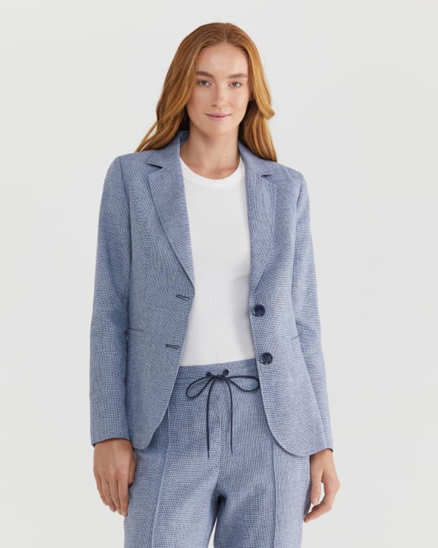 Stina Check Blazer Sportscraft