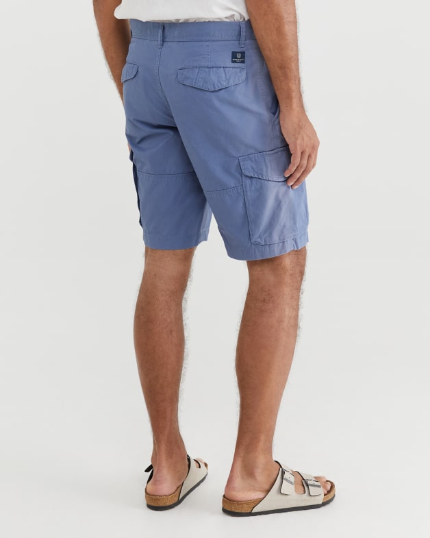 The Linen Cargo Shorts Soft Mint