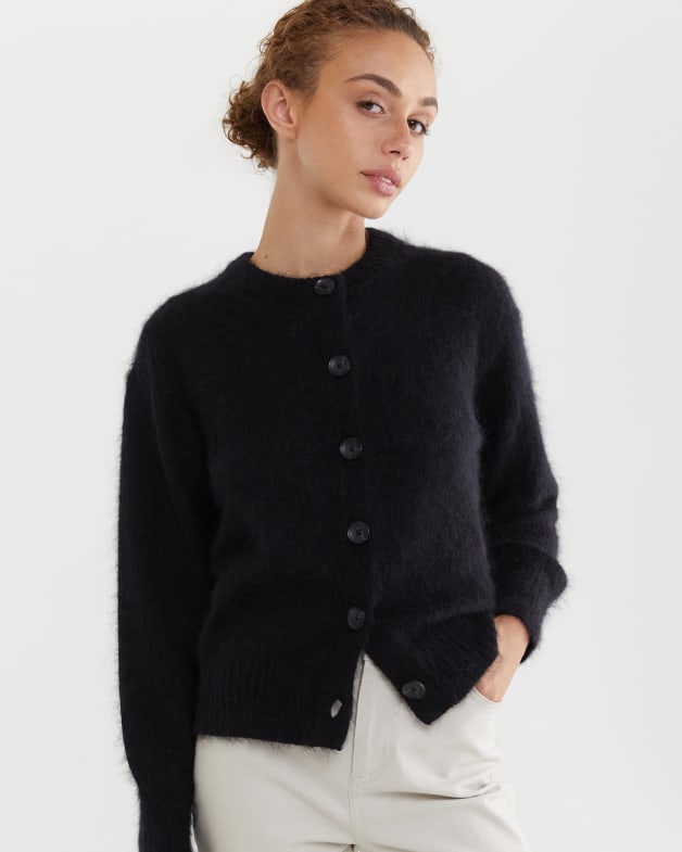 Tatiana Mohair Relaxed Cardigan Sportscraft