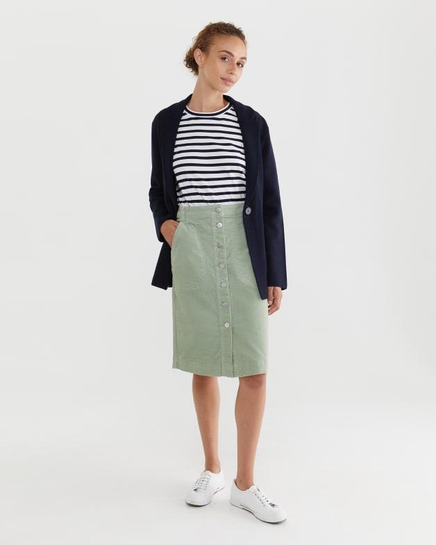 Cord store skirt tall