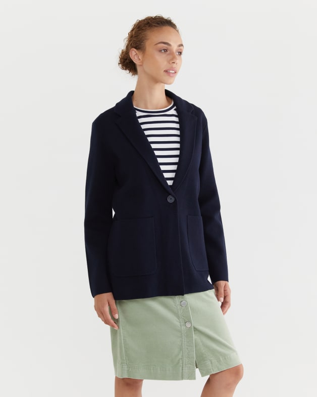 Womens navy coatigan on sale