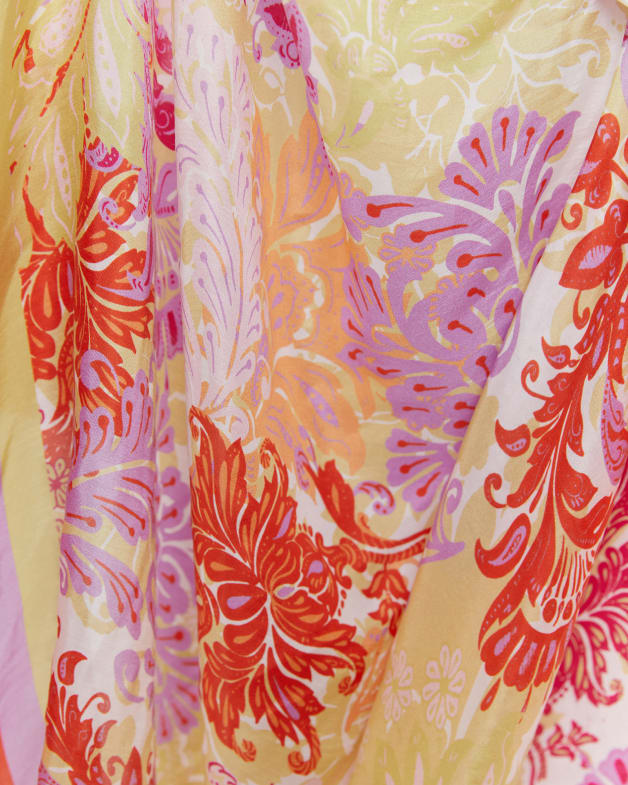 Silk scarf print fabric online