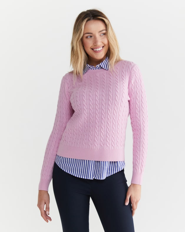 Baby new arrivals cable sweater