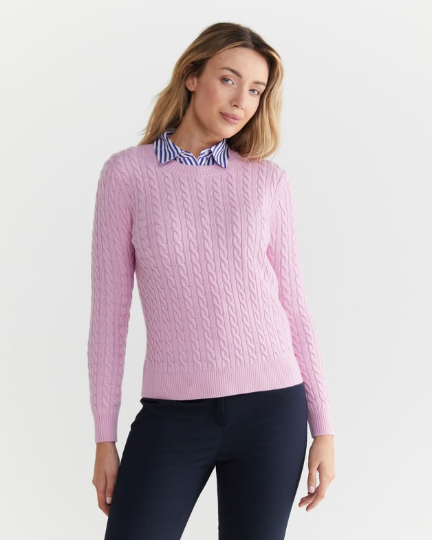 Baby cable sweater best sale