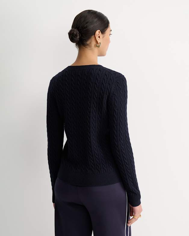 Merino Wool Baby Cable Sweater Sportscraft