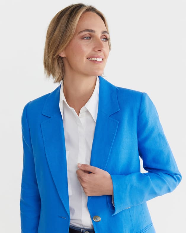 Sportscraft linen jacket new arrivals