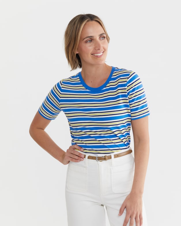 The Perfect Stripe Tee Sportscraft