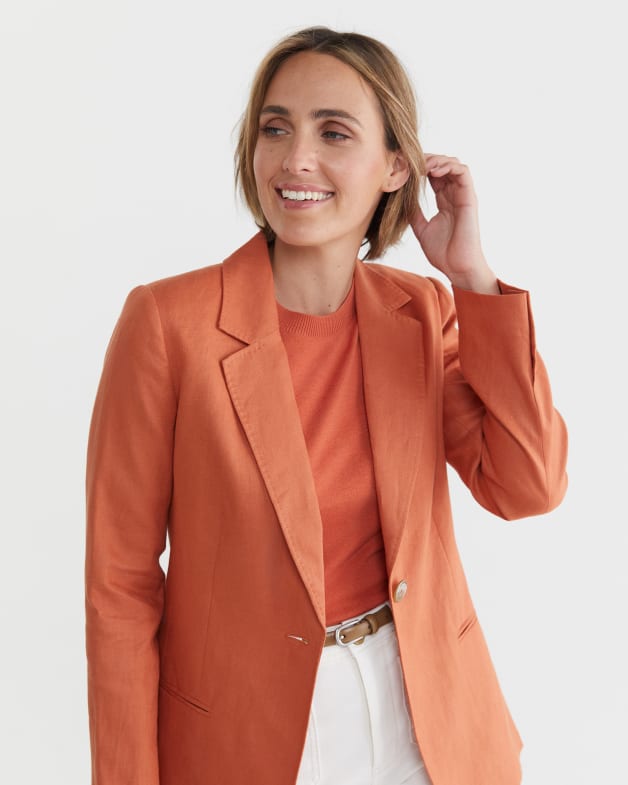Linen best sale sports jacket