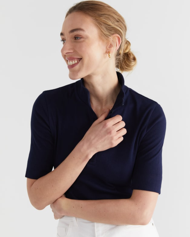Funnel neck shirts sales