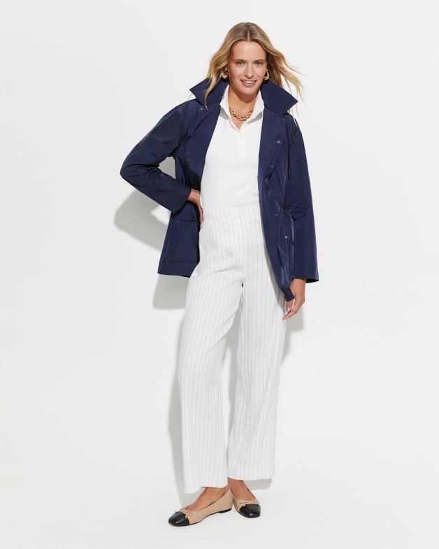 Funnel neck top coat hot sale