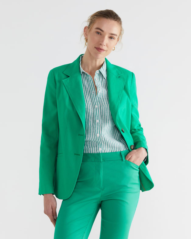 Green shop summer blazer