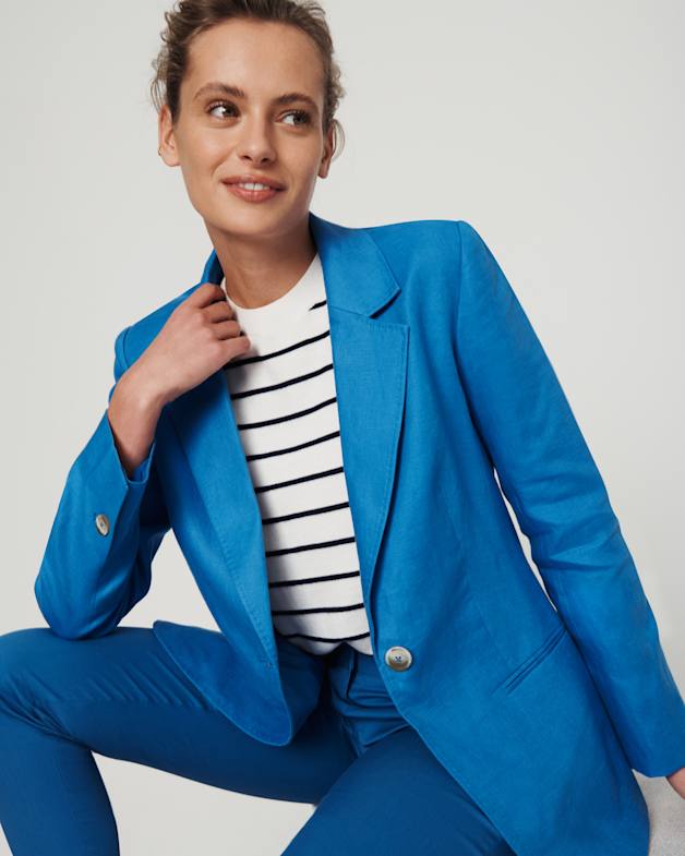 Adelyn Linen Blazer Sportscraft